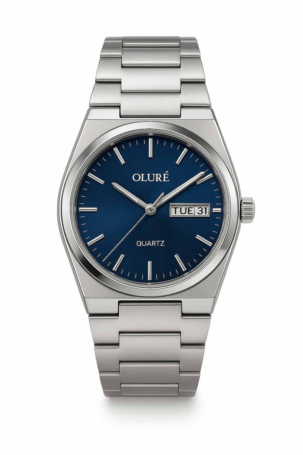Montre OLURÉ Rivoli Bleu – acier, design minimaliste