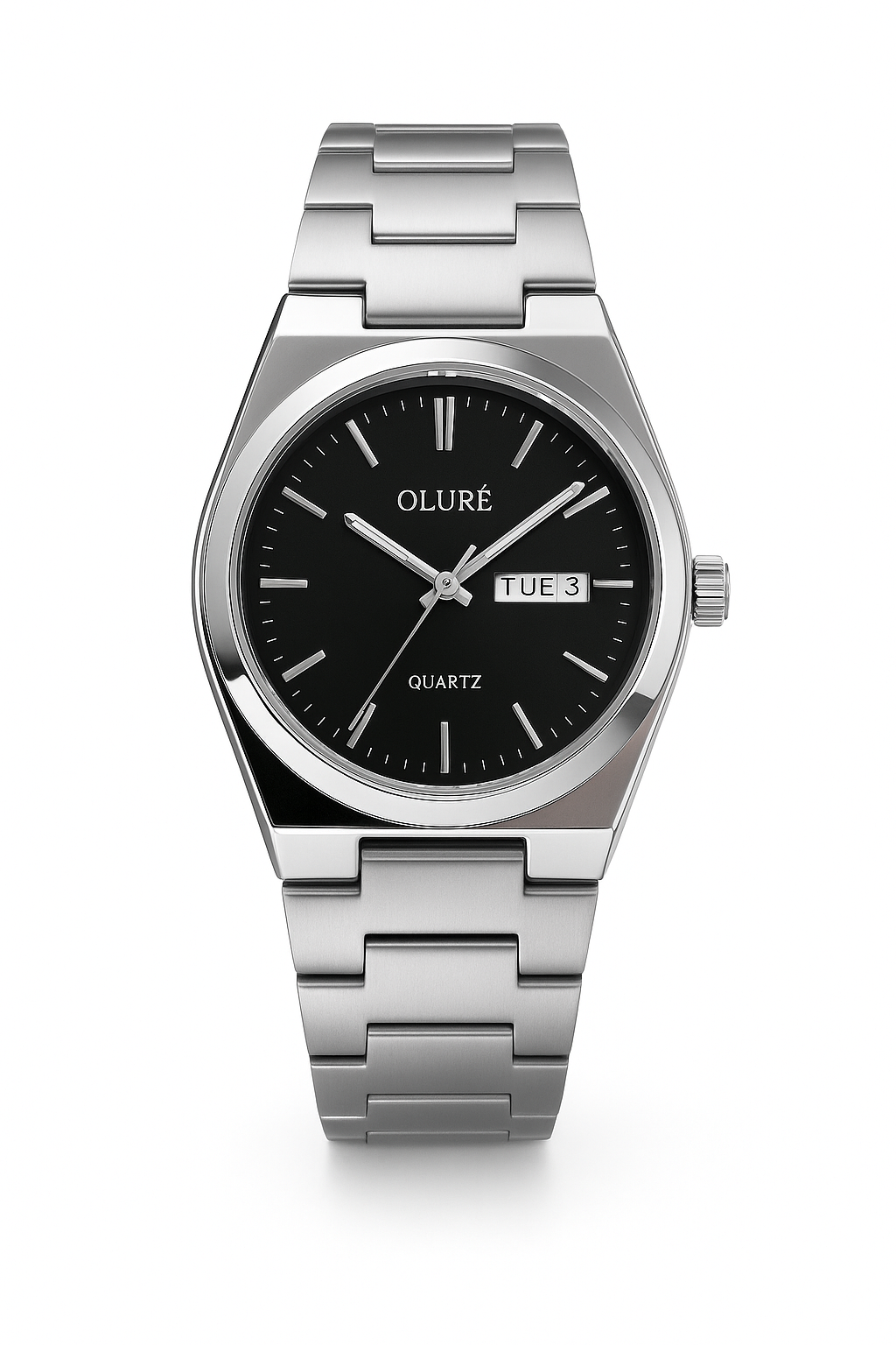 Montre OLURÉ Rivoli Noir – montre élégante parisienne